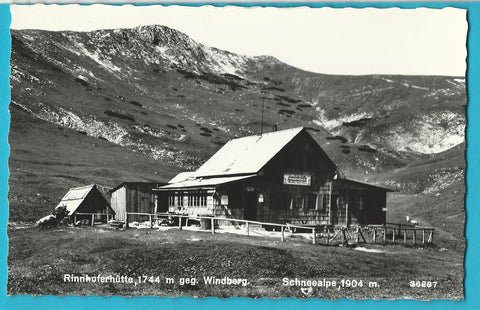 AK Rinnhoferhütte geg. Windberg. Schneealpe.