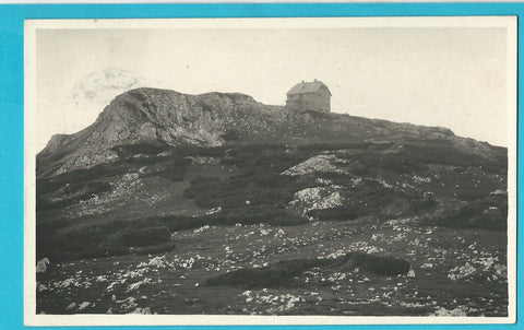 AK Schneealpenhaus des Österr. Gebirgsvereines am Schauerkogel. Eröffnung am 16. August 1925.