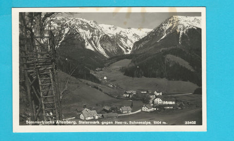 AK Altenberg gegen Heu-u. Schneealpe. (1938)