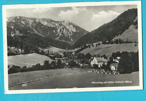 AK Mürzsteg mit Hohe Veitsch. (1939)