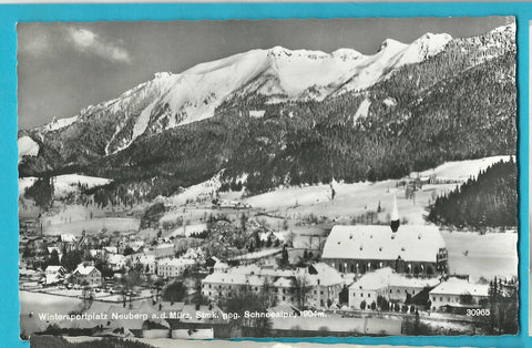AK Neuberg an der Mürz gegen Schneealpe. (1969)