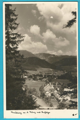 AK Neuberg an der Mürz mit Raxalpe.