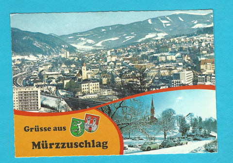 AK Grüsse aus Mürzzuschlag.