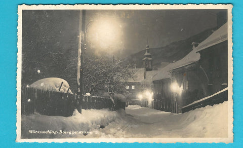 AK Mürzzuschlag - Roseggerstrasse.
