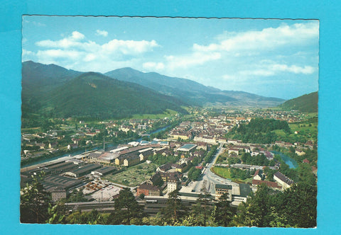 AK Bruck an der Mur Personenbahnhof Werk Felten & Guilleaume.