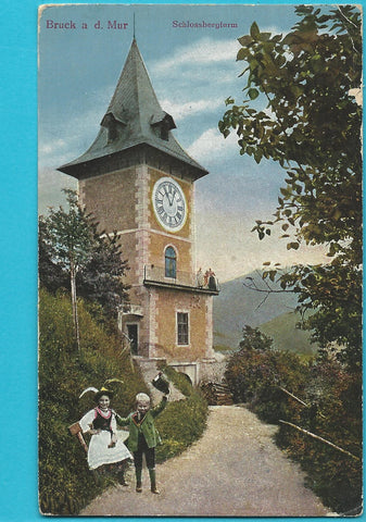 AK Bruck an der Mur. Schlossbergturm. (1920-21)