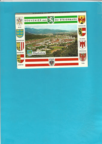 Leporello Obersteiermark. Souvenir aus der Steiermark. 6 AK-Bilder.