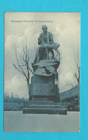 AK Rosegger-Brunnen in Kapfenberg. (1909)
