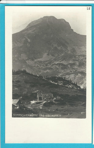 AK Sonnschienhütte und Ebenstein. (1927)