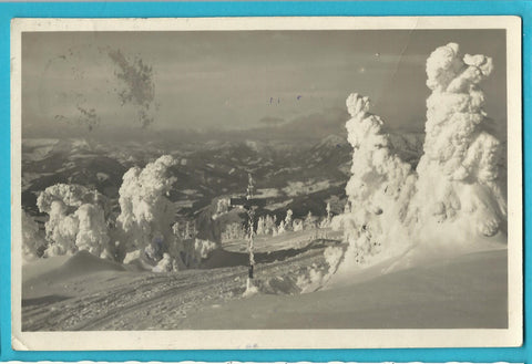 AK Stuhleck. Partie von der Abfahrt nach Spital am Semmering. (1927)