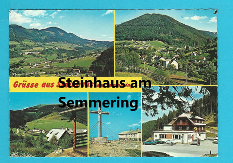 AK Grüsse aus Steinhaus am Semmering.