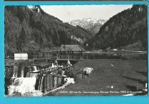 AK Grün-See bei Au - Seewiesen. Aflenzer Staritzen. (1966)