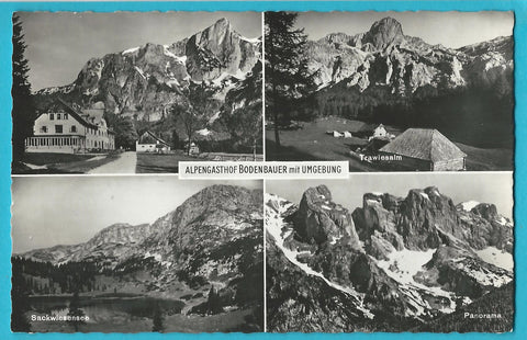 AK Alpenhotel Bodenbauer mit Umgebung. (1956)