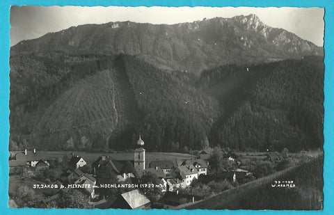 AK St. Jakob b. Mixnitz mit Hochlantsch.