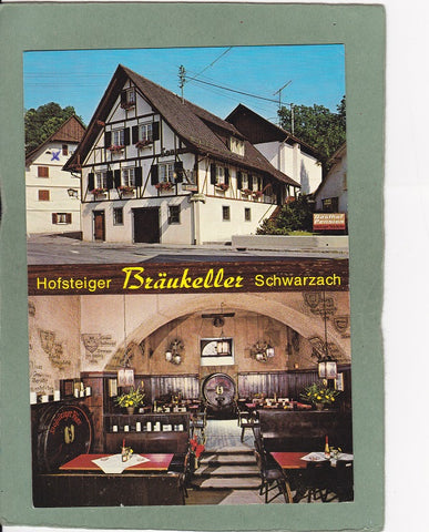 AK Schwarzach. Gasthof u. Pension Hofsteiger. Bräukeller. Bes. Fam. Schertler.