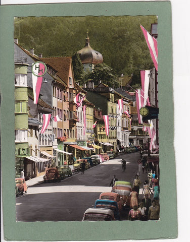 AK Bregenz am Bodensee. Kaiserstraße und Martinsturm.