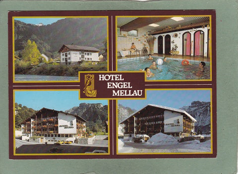 AK Mellau. Hotel Engel. Fam. Rogelböck.