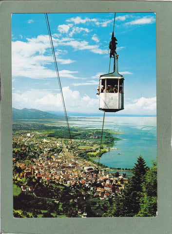 AK Bregenz am Bodensee mit Pfänderbahn.