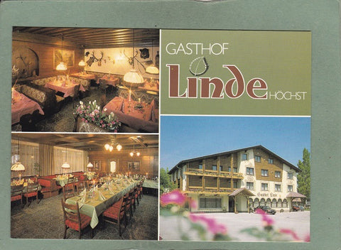 AK Höchst. Gasthof Linde. Familie Peter Steurer.