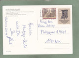 AK Bregenz/Hörbranz, Unterhochstegstraße 25. Hotel Garni Brauer. Richard u. Elfriede Brauer.