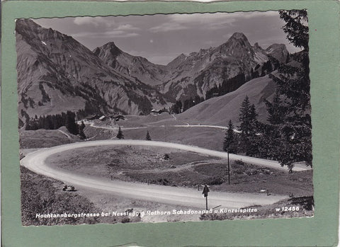 AK Hochtannbergstrasse bei Nesslegg g. Rothorn Schadonapaß u. Künzelspitze.