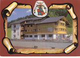 AK Großdorf über Egg, Bregenzerwald. Pension St. Hubertus. Kurt und Roshilde Meusburger.