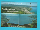 AK Bregenz. Dreiländerblick überm Bodensee.