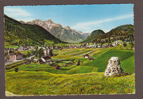 AK Camporosso in Val Canale. Panorama - Sullo sfondo il Gruppo Jof di Miezegnot.