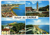 AK Saluti da Caorle. Spiaggia Levante. Piazza Vescovado. Panorama. Spiaggia Levante.