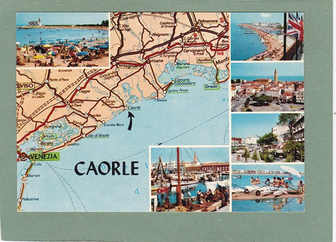 AK Caorle. Dalla Carta Automobilistica all'1:800.000 del T.C.I.