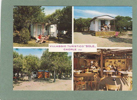 AK Caorle. Villaggio Turistico „Sole“. Viale die Cacciatori.