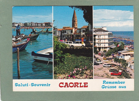 AK Caorle. Saluti-Souvenir.