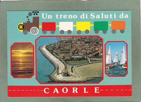 AK Un treno di Saluti da Caorle.