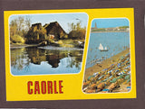 AK Caorle. Case di pescatori Le Barene e panorama spiaggia di levante.
