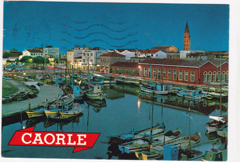 AK Caorle. Il porto - Notturno.