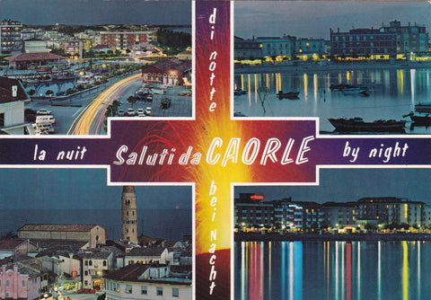 AK Saluti da Caorle di Notte.