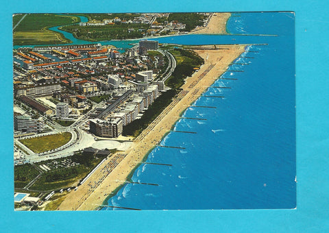 AK Caorle. Porto S. Margherita. Panorama Aereo.