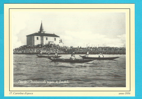 AK Caorle. Cartoline d'epoca 17. Tradizionale regata di Sandoli.