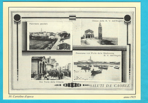 AK Caorle. Cartoline d'epoca 10. Saluti da Caorle.