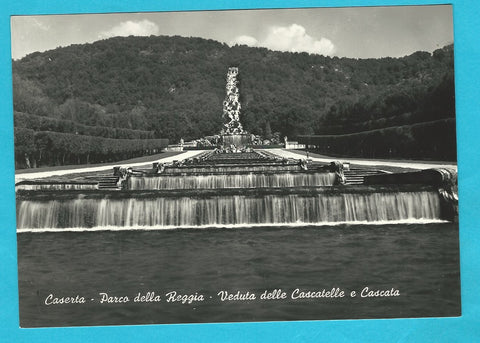 AK Caserta - Parco della Reggia - Veduta delle Cascatelle e Cascata.