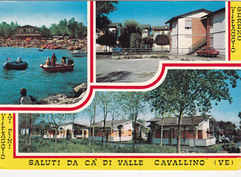 AK Saluti da Ca' Di Valle. Cavallino. Villaggio ai Pini. Villaggio Sereno.