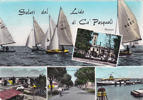 AK Saluti dal Lido di Ca' Pasquali.