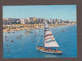 AK Cattolica. Spiaggia e alberghi visti dal mare.