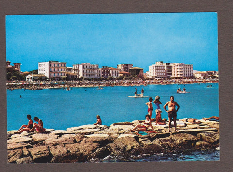 AK Cattolica. Spiaggia e alberghi visti dalle scogliere.