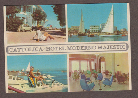 AK Cattolica. Hotel Moderno Majestic.