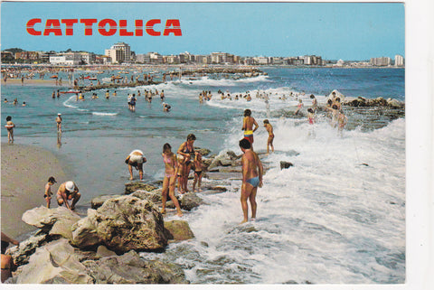 AK Cattolica. Alberghi visti dal Mare.