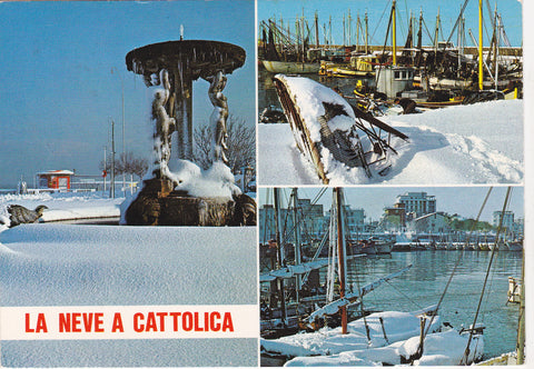 AK La neve a Cattolica.