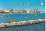 AK Cattolica. Grandi alberghi e Spiaggia visti dalla scogliera.