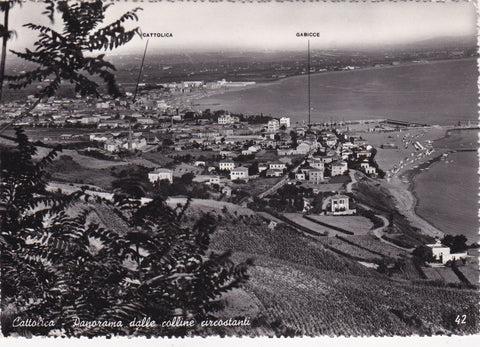 AK Cattolica - Panorama dalle colline circostanti.