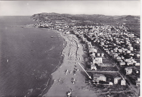 AK Cattolica. Hotel Moderno Majestic. Vista dall'aereo.